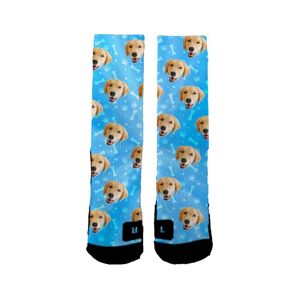 Blue Dog Customized Socks